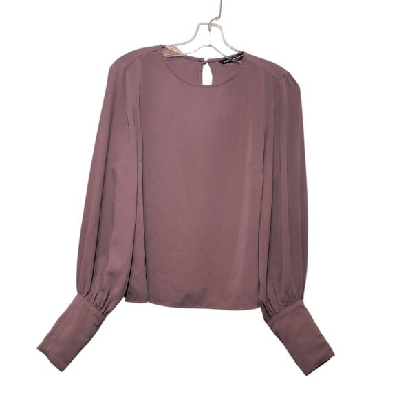 SHEIN Mauve Long Sleeve Blouse - Picture 2 of 7